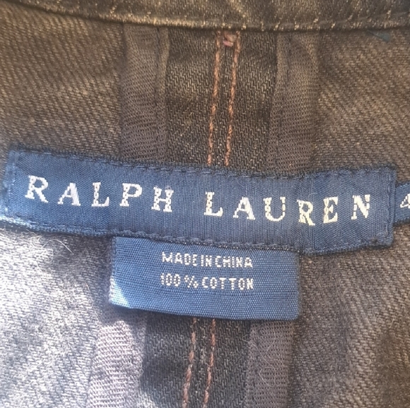 Ralph Lauren Men's Black and Brown Military Jacket - Picture 2 of 6